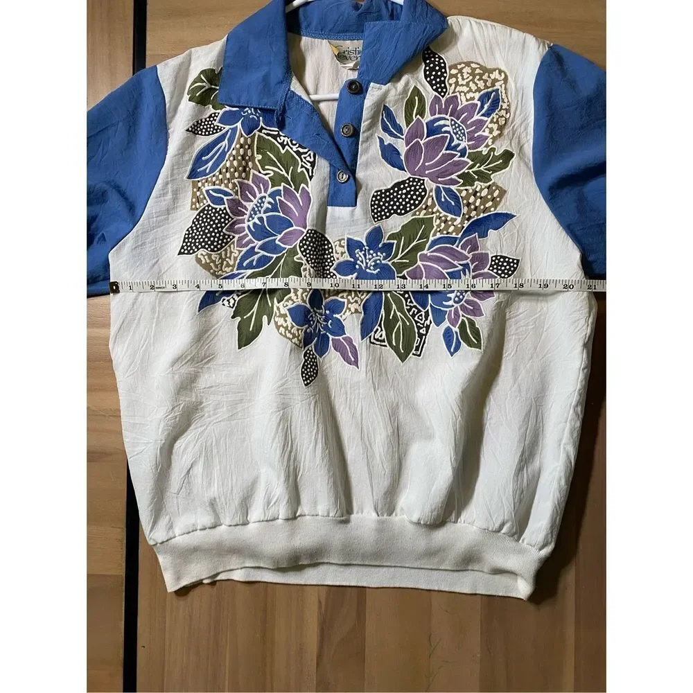 ‎Cristin Stevens Pull Over Blouse